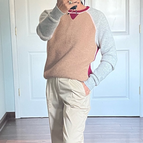 J.Crew 100% Italian waffled cashmere sweater size XS - Picture 3 of 11